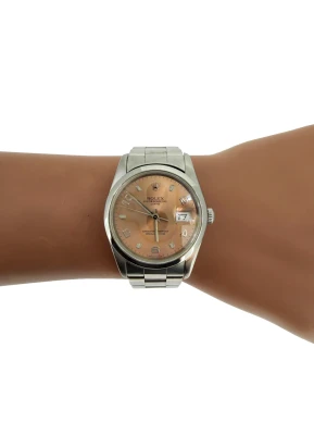 Rolex 34mm Oyster Date- Stainless Steel Year 2007 Model: 15200