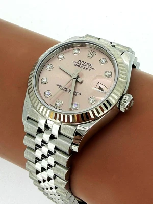 Rolex 31mm Datejust DIAMOND Dial - 18ct White Gold & Stainless Steel UNWORN 2024 Box & Papers Model: 278274