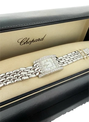 Chopard YOUR Hour Solid 18ct White Gold & Diamond Watch: 13/6621