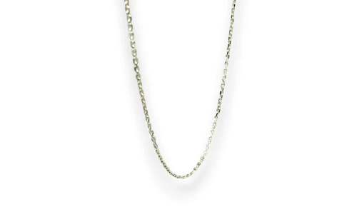 Silver 1.2mm Diamond Cut Belcher Chain 18 inch