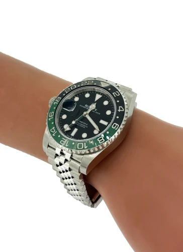 Rolex 40mm GMT Master 2 "Sprite" Stainless Steel 2023 Box & Papers Model: 126720VTNR