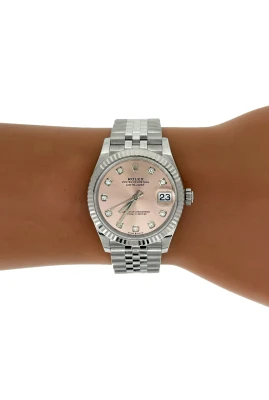 Rolex 31mm Datejust DIAMOND 18ct White Gold & Stainless Steel 2024 Box & Papers