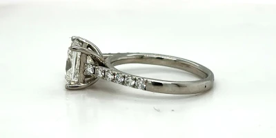 2.31ct Diamond & Platinum Solitaire Ring 3.9g