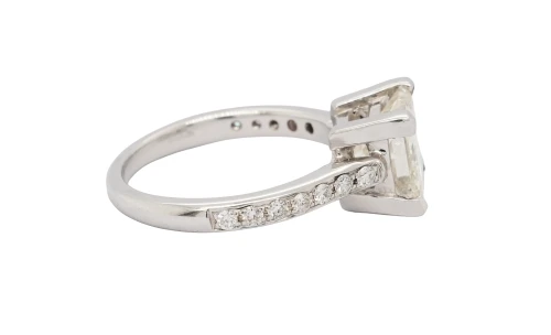 2.50ct Diamond & 18ct White Gold Solitaire Ring 5.1g