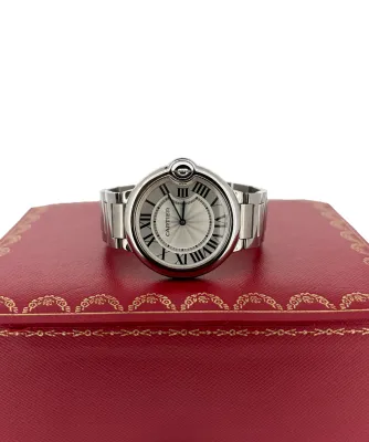 Cartier 36mm Balon Blue (2015 Box & Papers) Stainless Steel £3150