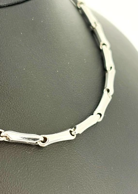 18ct White Gold 3.5mm Chimento Chain 18Inch 13.g