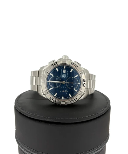 Gents 43mm Tag Heuer Aquaracer - Chronograph ( Year 2014) Stainless Steel model:CAP2112