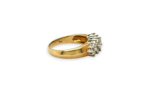 1.00ct Diamond & 18ct Gold Dress Ring 5.4g