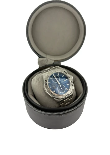 Gents 43mm Tag Heuer Aquaracer - Chronograph ( Year 2014) Stainless Steel model:CAP2112