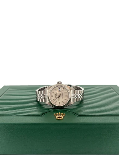 Rolex 26mm Datejust -18ct White Gold & Stainless Steel (2003 Box & Papers) Model:79174
