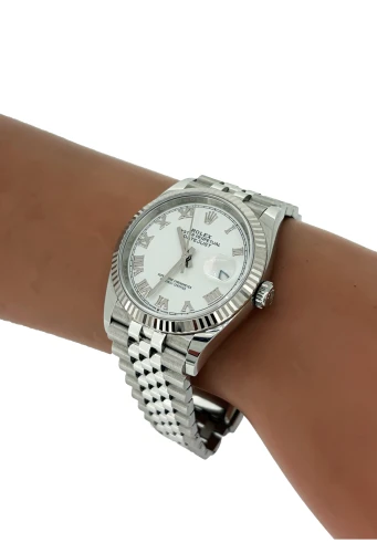 Rolex 36mm Datejust -18ct White Gold & Stainless Steel ( 2023 Box & Papers ) Model: 126234