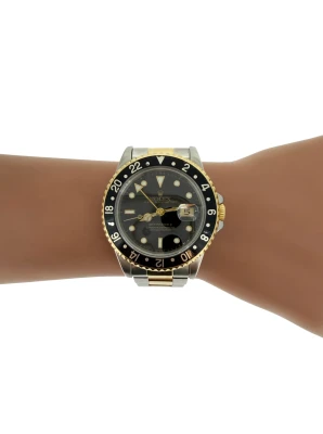 Rolex 40mm GMT Master 2 (Year 1991) 18ct Gold & Stainless Steel