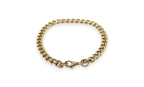 9ct Gold Curb Bracelet (Old Albert Style Link) 8Inch 14.55g