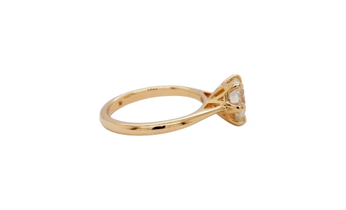 2.01ct Lab Grown Diamond & 9ct Gold Solitaire Ring 3.4g