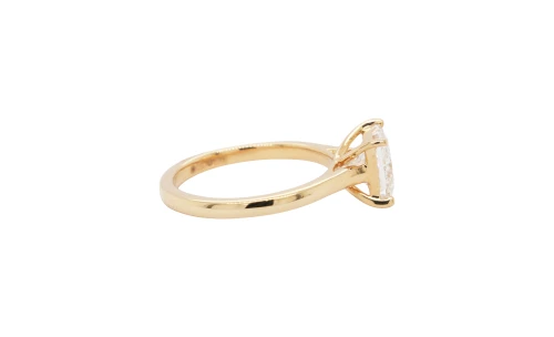 2.04ct Lab Grown Diamond & 18ct Gold Solitaire Ring 4.1g