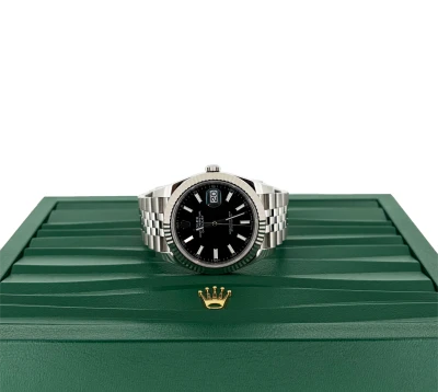 Rolex 41mm Date Just (2026 Box & Papers) 18ct White Gold & Stainless Steel