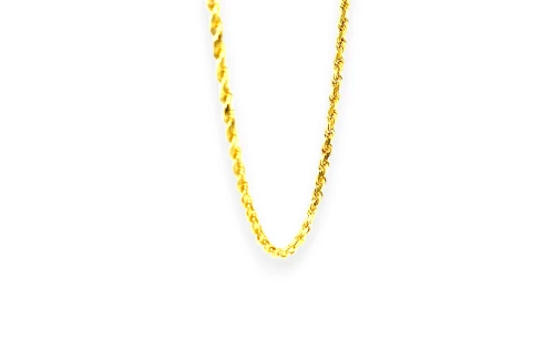 Solid 9ct Gold 3.0mm Rope Chain 24 Inch - 17.9g