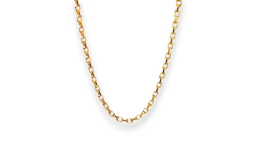 Solid 9ct Gold 3.0mm Diamond Cut Belcher Chain 28inch 15.41g