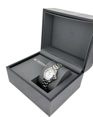 Ladies Tag Heuer AQUARACER (2022 Box & Papers) Diamond & Mother of Pearl - Stainless Steel