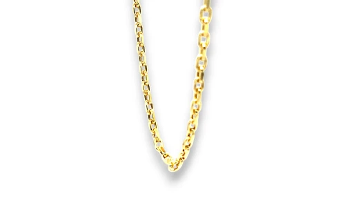 Solid 9ct Gold 4.3mm Diamond Cut Belcher -22 Inch 15.g