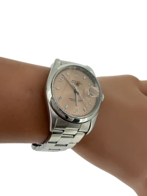 Rolex 34mm Oyster Date- Stainless Steel Year 2007 Model: 15200