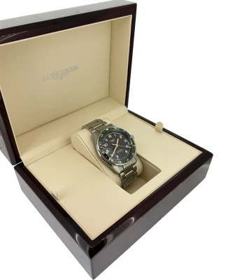 Longines 42mm GMT Spirit Zulu (2022 Box & Papers) Stainless Steel Model: L3.812.4.63.16