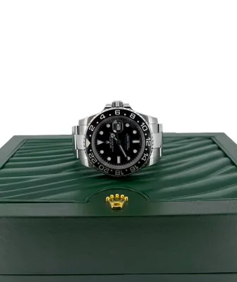 Rolex 40mm GMT Master 2 Stainless Steel 2016 Box & Papers