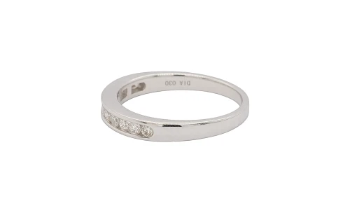 1.00ct Natural Diamond & 18ct White Gold Solitaire/Band Wedding Set 6.3g