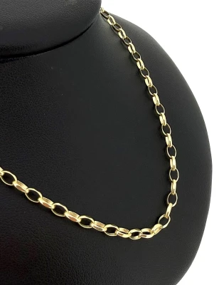 9ct Gold 3.0mm Belcher Chain 22inch