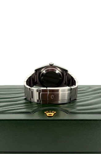 Rolex 36mm Oyster Non Date - Stainless Steel DIAMOND DIAL( 2008 Box & Papers) Model 116034
