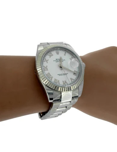 Rolex 41mm DateJust - 18ct White Gold & Stainless Steel 2021 Box & Papers - Model 126334