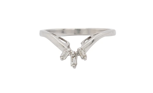 0.70ct Natural Diamond & 18ct White Gold Solitaire/Band Wedding Set 5.6g
