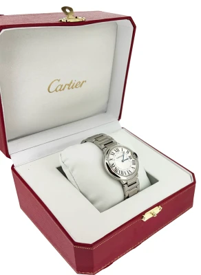Cartier 36mm Balon Blue (2015 Box & Papers) Stainless Steel £3150