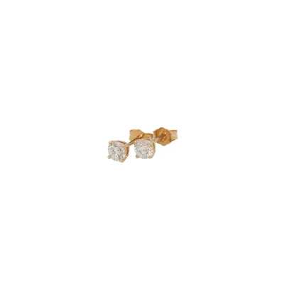 0.75ct Lab Grown Diamond & 9ct Gold Solitaire Stud Earrings
