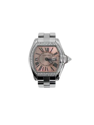 Cartier 31mm Roadster- Stainless Steel & Diamond ( Circa 2015) 2675