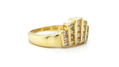 0.48ct Diamond & 14ct Gold Dress Ring 4.7g