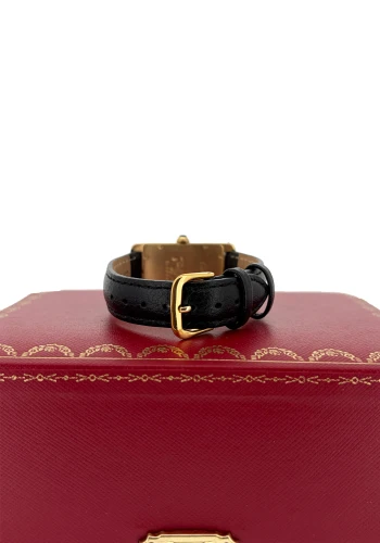 Cartier Tank Americaine 18ct Gold & Leather _Year Circa 2000 ( 22.0mm x 41.5mm) Model: 1720-1