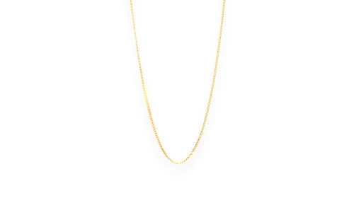 9ct Gold 0.85mm Traditional Curb Chain 16 Inch