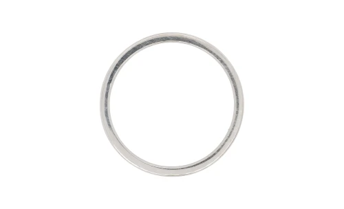9ct White Gold 2mm Slight Court Wedding Band 1.8g