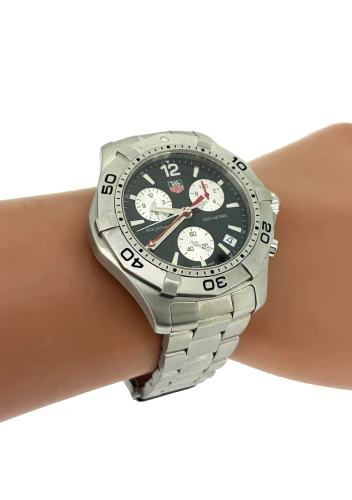 Tag Heuer42mm Aquaracer (Year 2010) Stainless Steel : Model: CAF1110