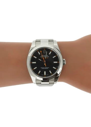 Rolex 40mm Milgauss - Stainless Steel 2012 Box & Papers Model: 116400