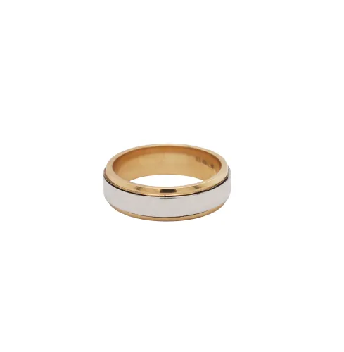 9ct Yellow & White Gold Spinner Band  5.1g