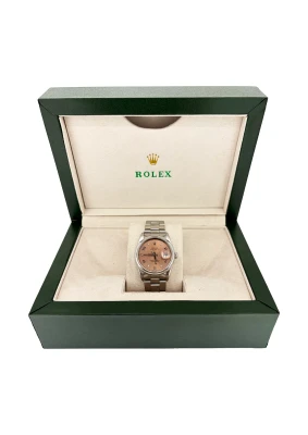 Rolex 34mm Oyster Date- Stainless Steel Year 2007 Model: 15200