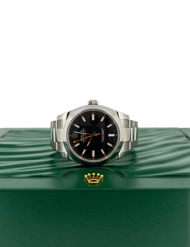 Rolex 40mm Milgauss - Stainless Steel 2012 Box & Papers Model: 116400