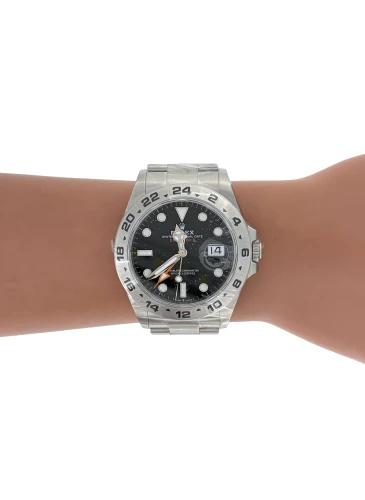 Rolex 42mm Explorer 2 (2022 Box & Papers) Stainless Steel Model:226570
