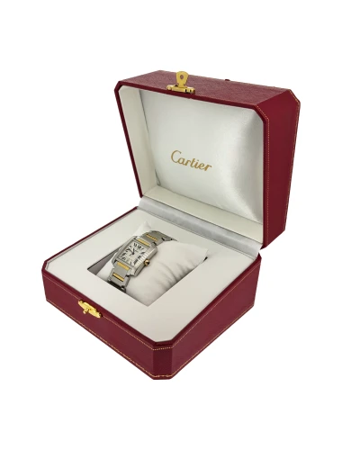 Cartier Tank Francaise Automatic- 18ct Gold & Stainless Steel (2001 Box & Papers) Model: 2302