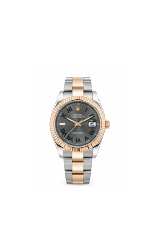 Rolex 41mm Datejust WIMBLEDON (2022 B0x & Papers 18ct Rose Gold/Stainless Steel Model: 126331