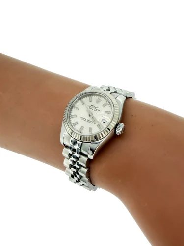 Rolex 26mm Datejust- 18ct White Gold & Stainless Steel ( Concealed Clasp) Year 2008 Model; 179174
