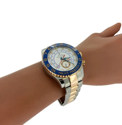 Rolex 44mm Yachtmaster 2 (2013 Box & Papers) 18ct Rose Gold & Stainless Steel