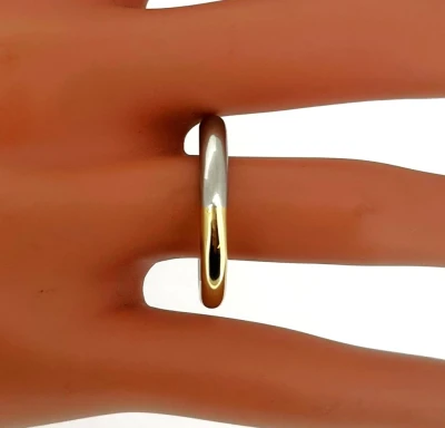 Platinum & 9ct Gold 3.5mm BESPOKE Halo Wedding Band 9.8g